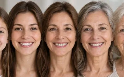 ¿Como cambian los dientes con la edad? El envejecimiento natural de la sonrisa
